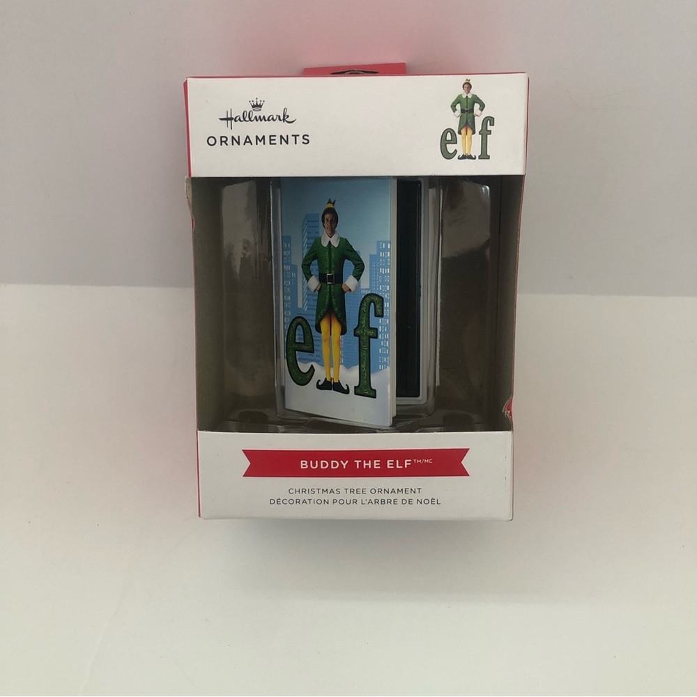 Hallmark 2021 Will Ferrell Buddy the Elf VCR VHS Movie Ornament Red Box NEW